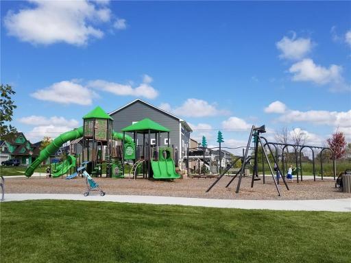 Boom Diggity is the perfect place to meet up with new friends and neighbors to enjoy the large playground along with a softball field and basketball court.