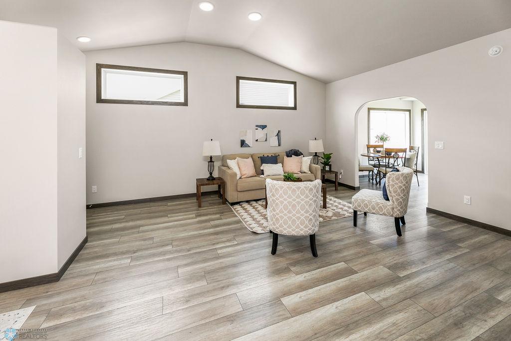 Large transom windows for lots of natural light