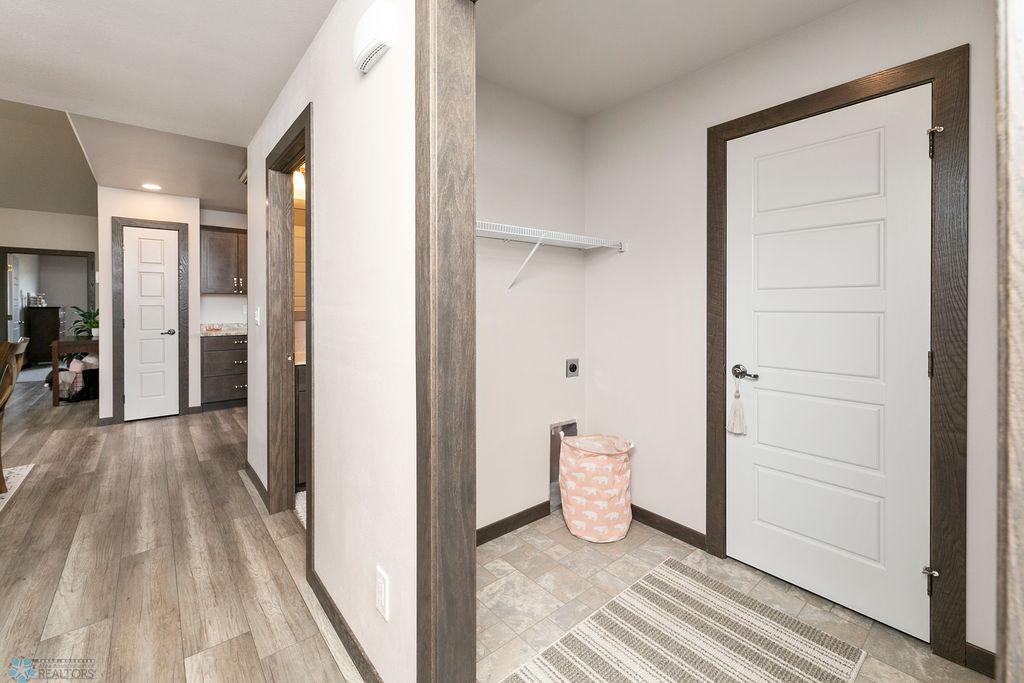 Laundry / Mudroom upon entry from garage