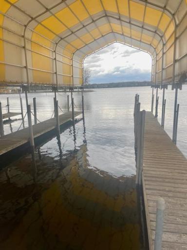 Lake Minnetonka ~ 40ft Permanent Dock, Extra Tall Canopy with Electricity Awaits