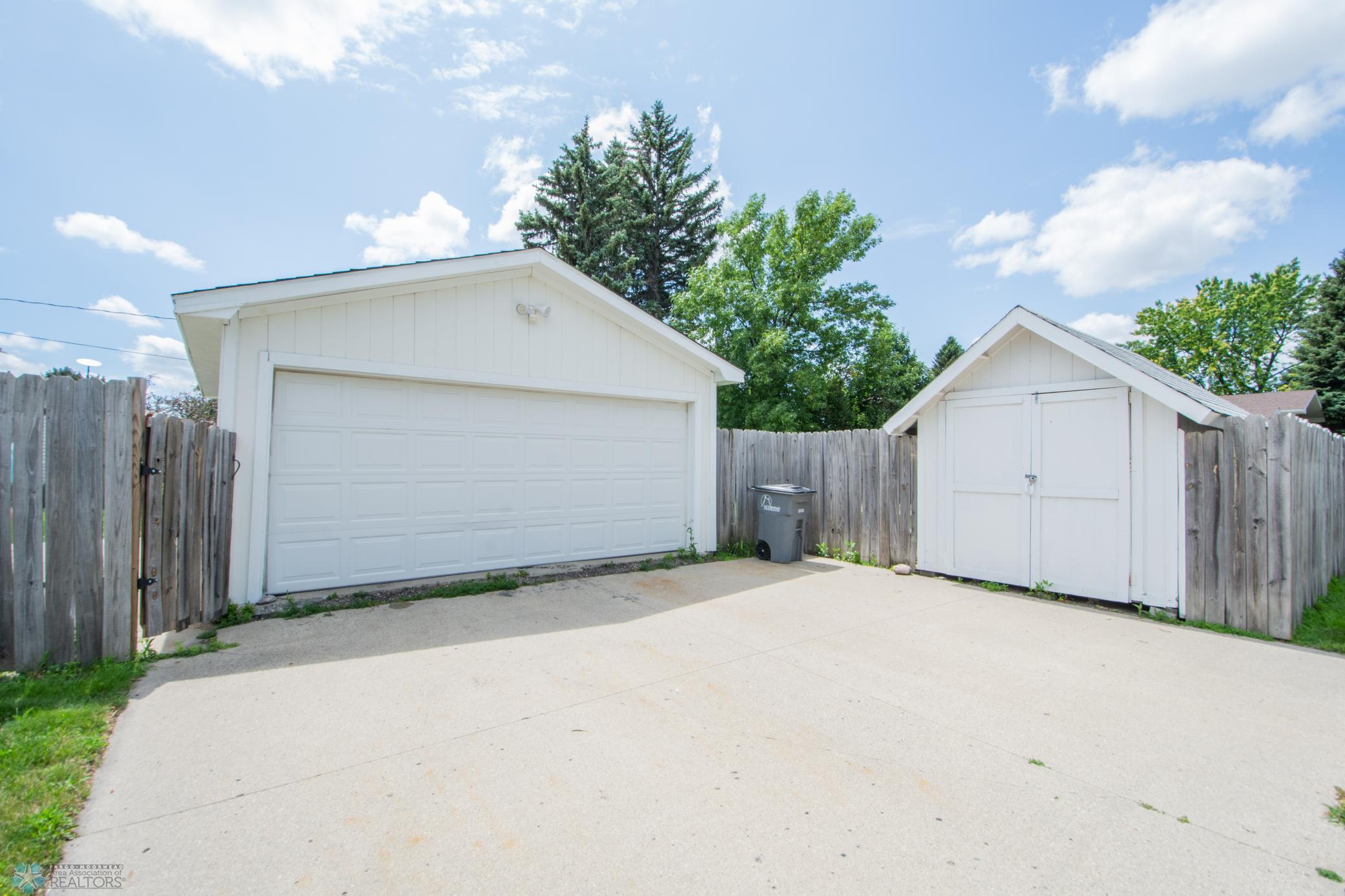 2-Stall Garage & Storage Shed