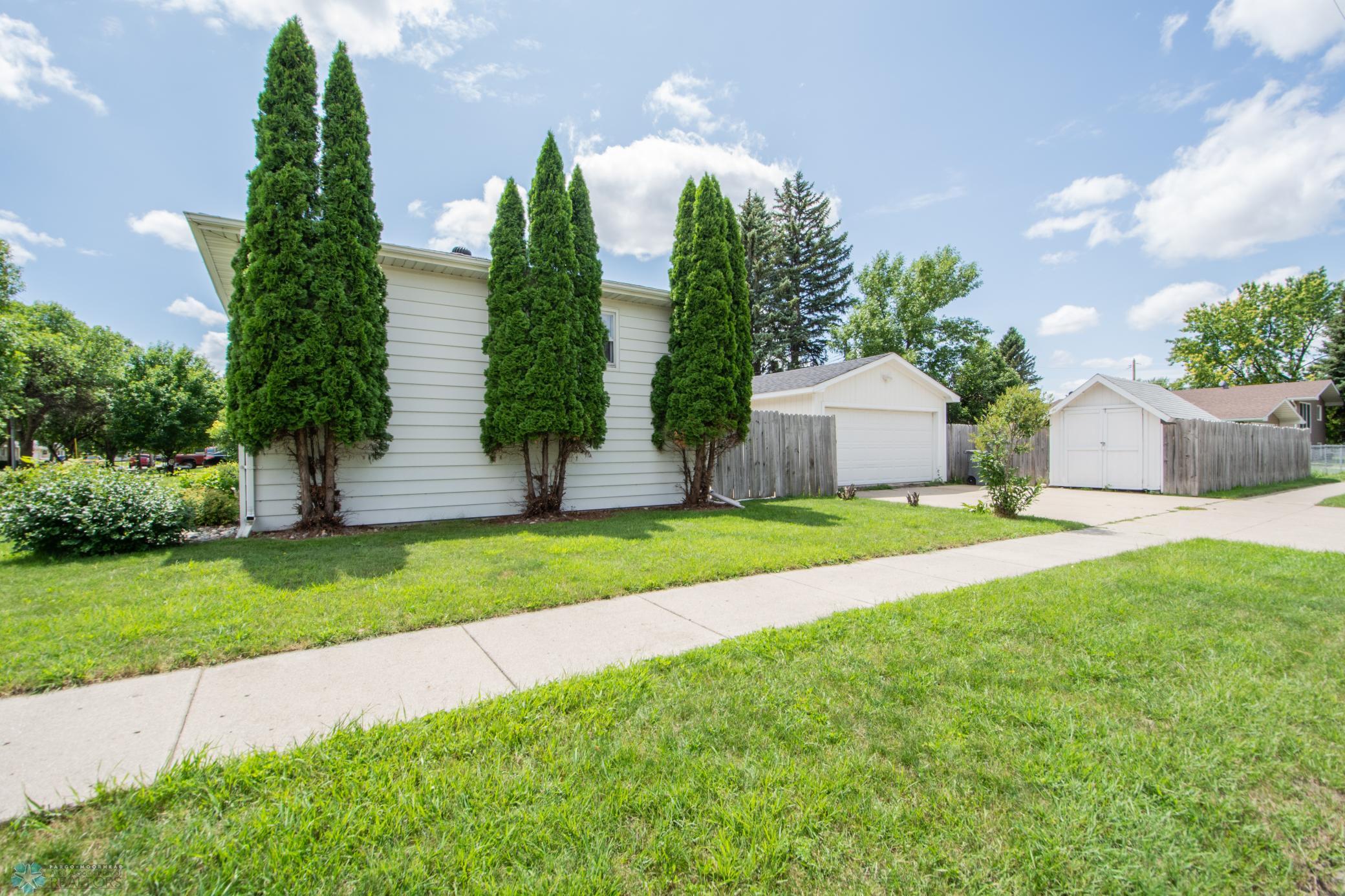 Mature trees providing privacy to Upper Bedrooms