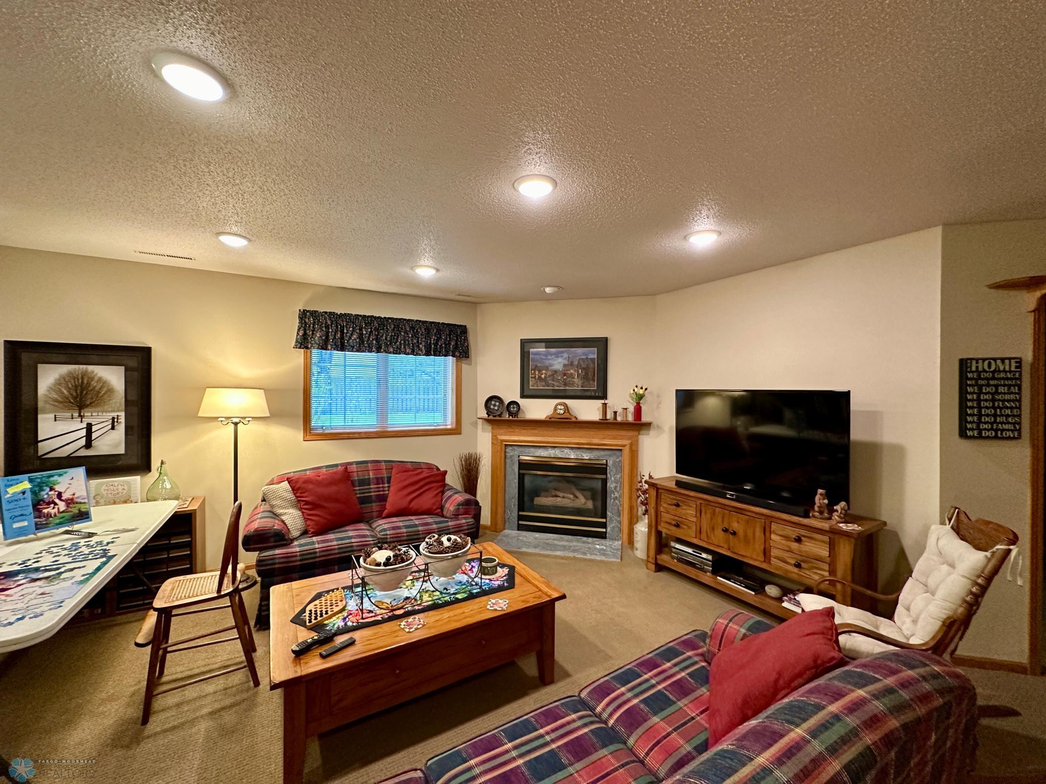 Lower level family room