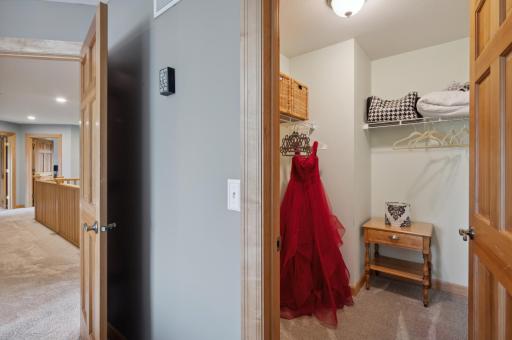The primary isn't the only bedroom to have walk-in closets!