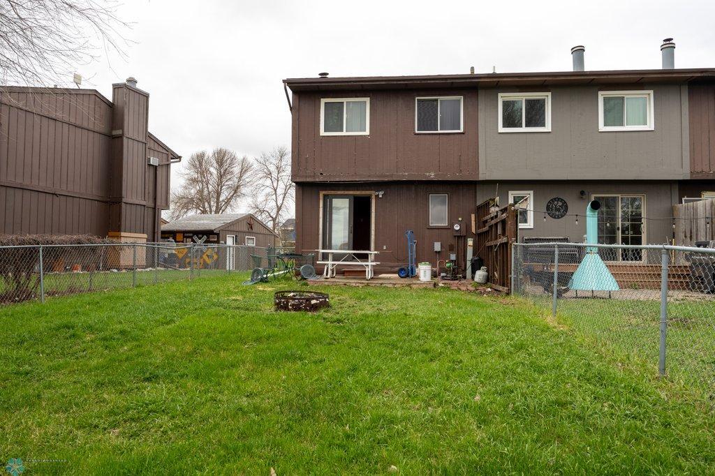 Large backyard