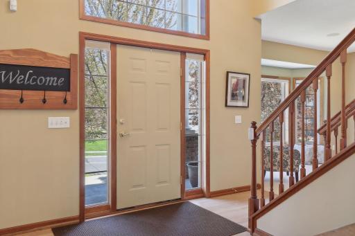 Entry foyer is spacious and makes a great first impression.