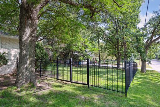 Fully fenced yard for your pets and family to play!