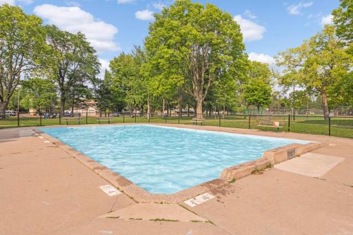 Longfellow Park is conveniently located across the street! Enjoy all the park has to offer; wading pool, tennis courts, basketball courts, walking path, winter ice rink and more!