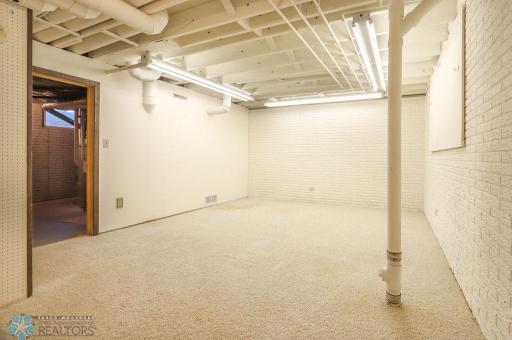 Flex room in basement. Perfect for hobbies!
