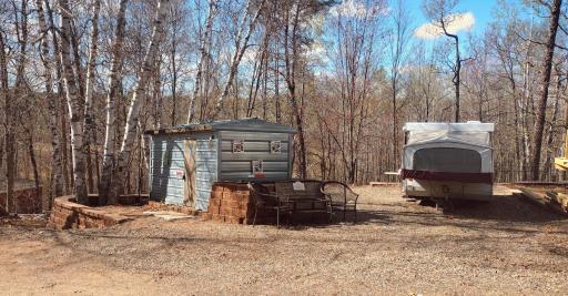 40x80 Lot W/ Metal shed. Camper optional