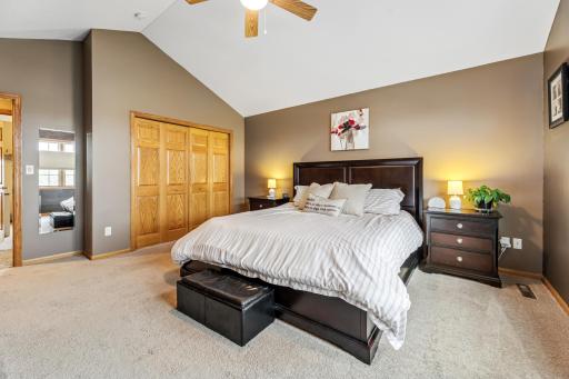 Expansive master bedroom to accommodate all your furniture needs.