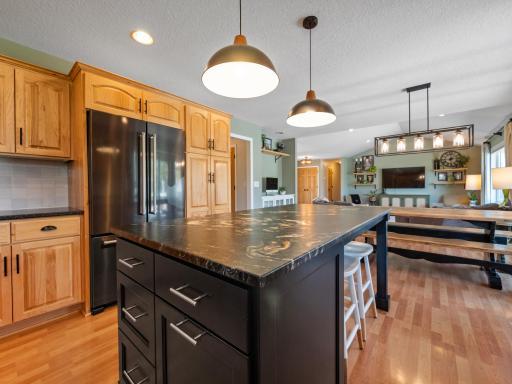 Photo for 621 Anderson Way, Alexandria, MN 56308 - Listing #6530065 Newly installed center island by Swedberg cabinets
