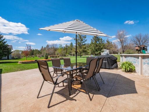 Photo for 621 Anderson Way, Alexandria, MN 56308 - Listing #6530065 Entertain friends and family on new stamped concrete patio