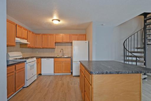View of the spacious kitchen. Open concept. Great for entertaining.