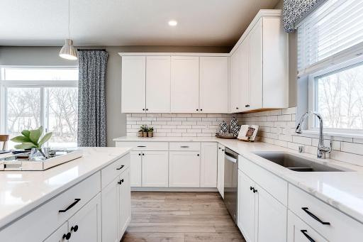 One of the first things you'll notice is our attention to detail throughout the layout, especially here in the kitchen! (Photo of model, colors may vary)