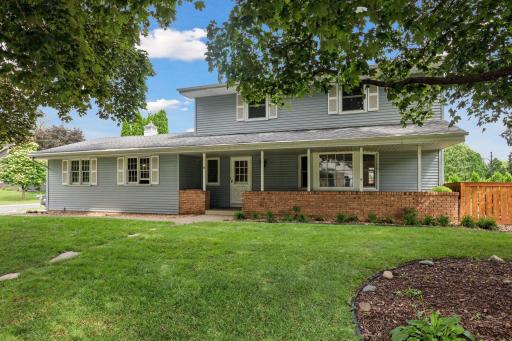 Classic two story on a great Golden Valley lot next to Brookview Golf course.
