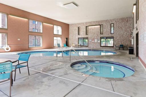 Indoor pool and hottub for year-round enjoyment!