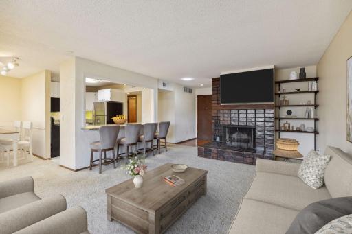 Welcome to this fantastic 2 bedroom + den, 2 bathroom condo located in the heart of Edina!