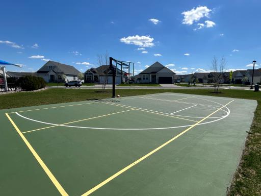 Community Pickleball and Basketball Court