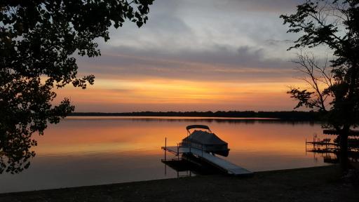 Beautiful western view sunsets. Pleasant lake is a beautiful lake that doesn't have the busy traffic that many Wright County lakes have!