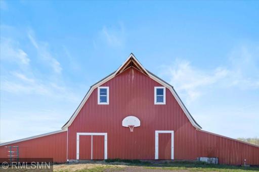 Traditional barn steel walls and steel roof