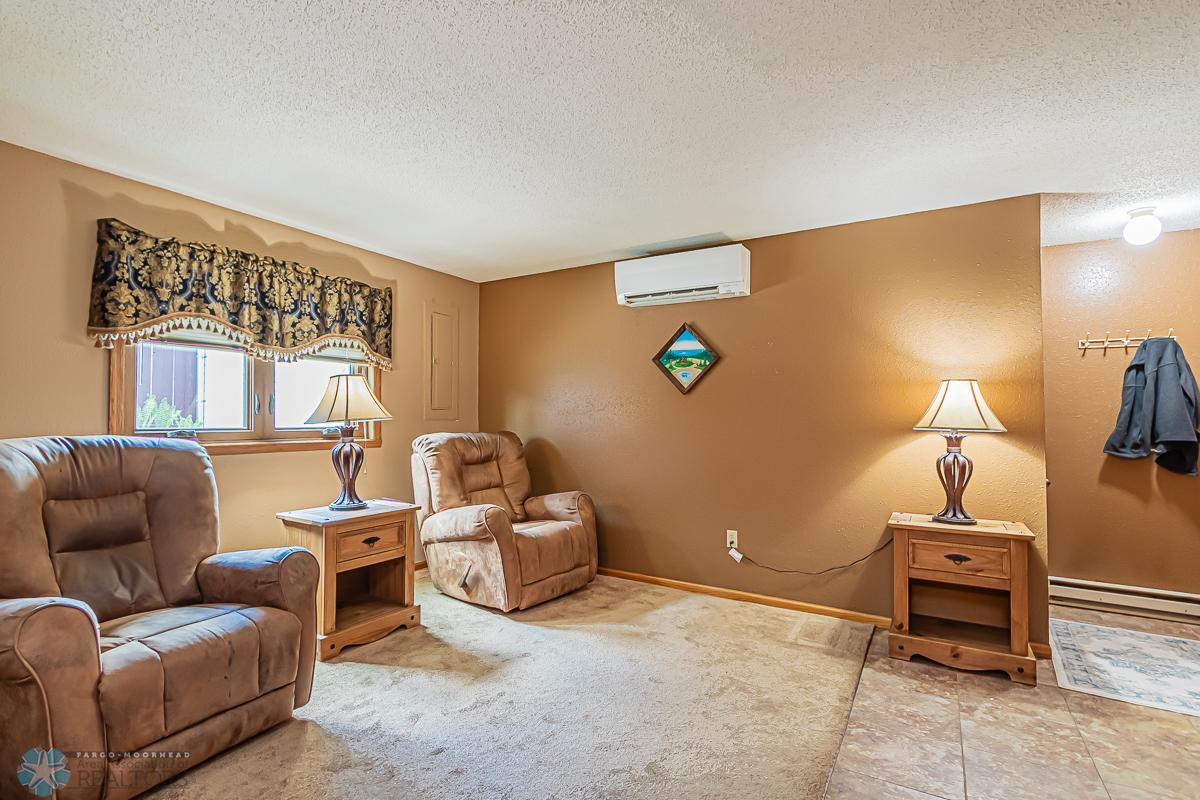Lower Level Family Room - New Mitsubishi Mini-Split