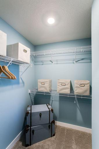 One of the spacious Finnegan primary bedroom walk-in closets.
