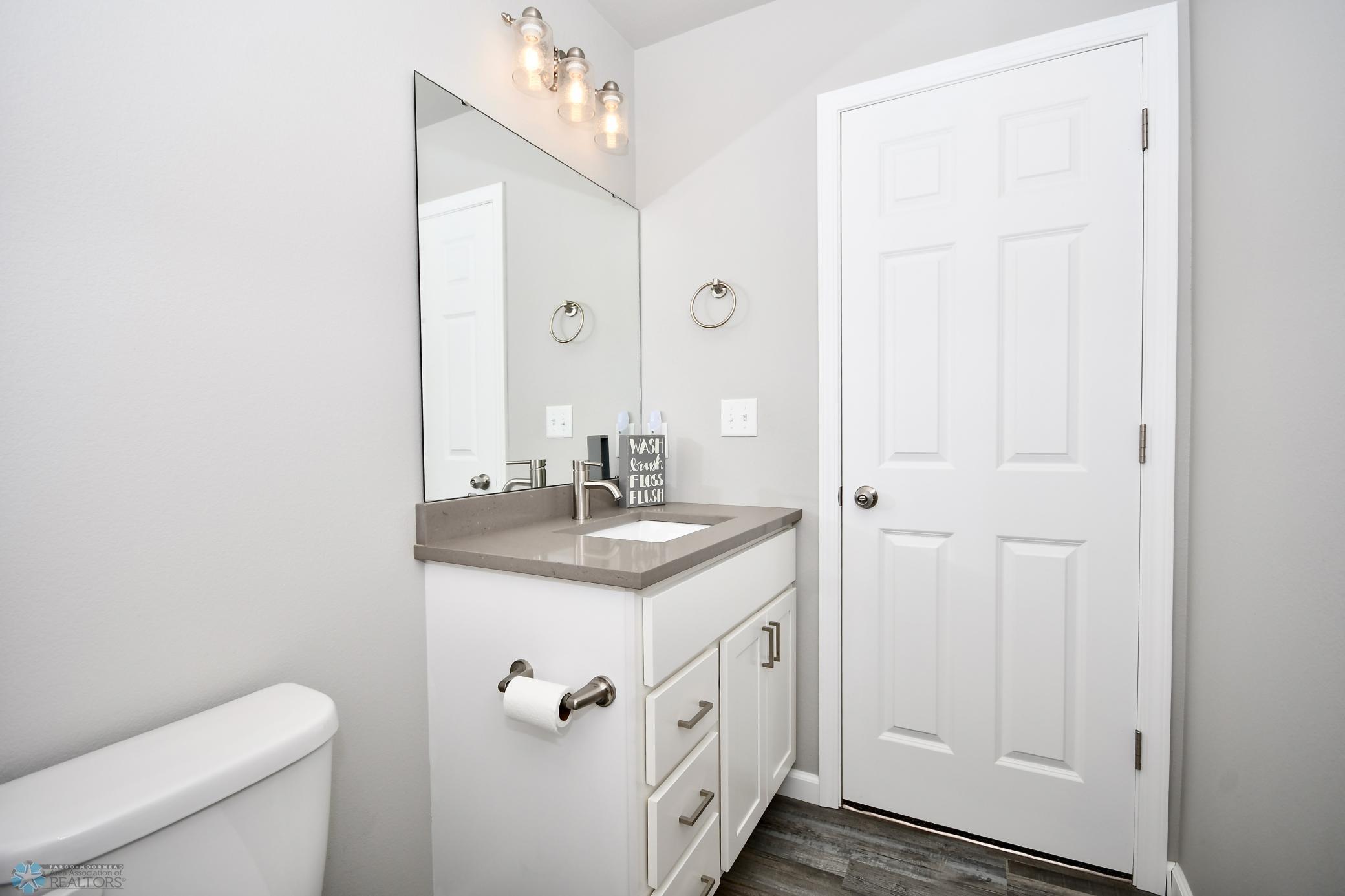 Upper level bathroom