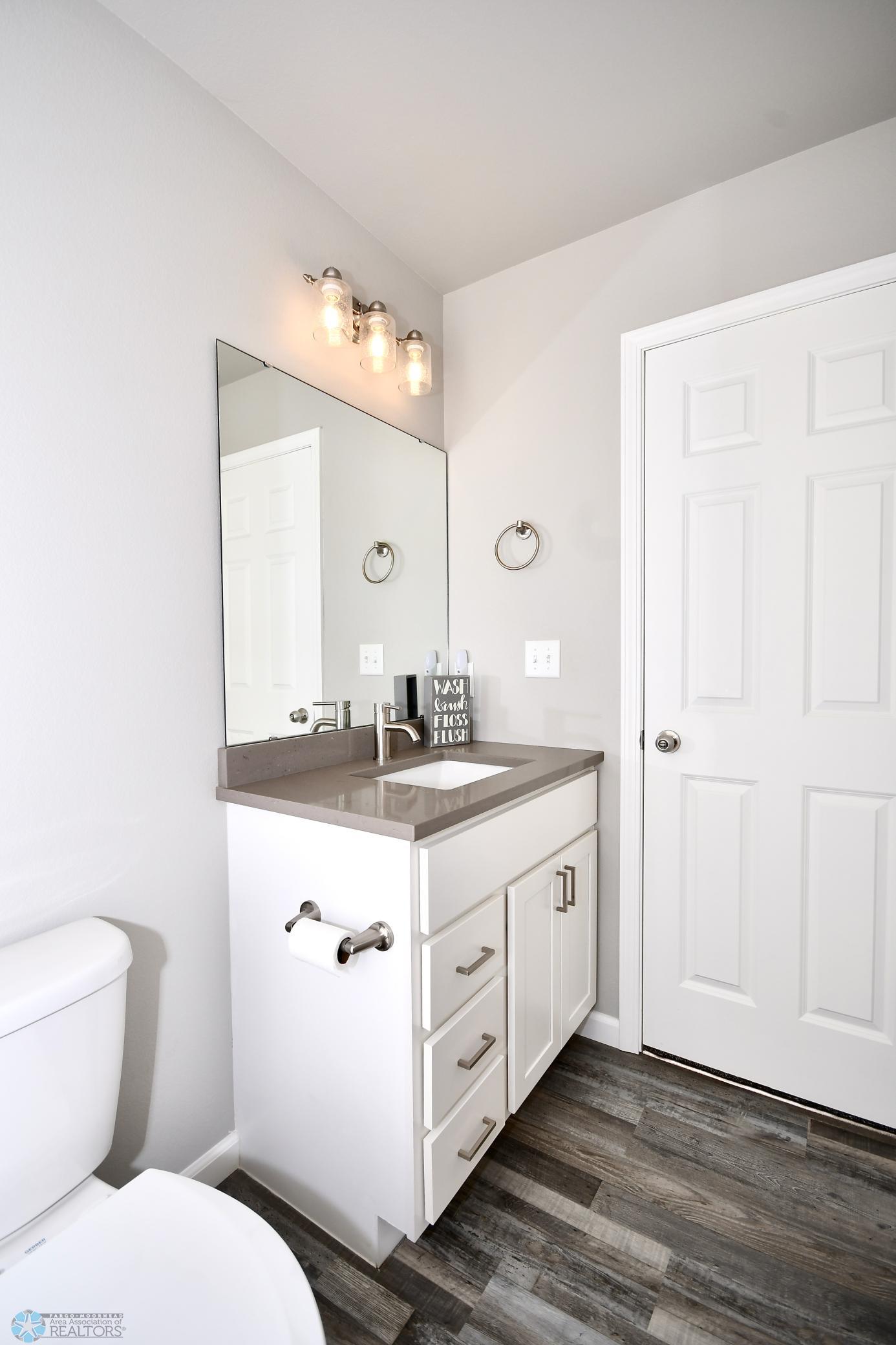 Upper level bathroom