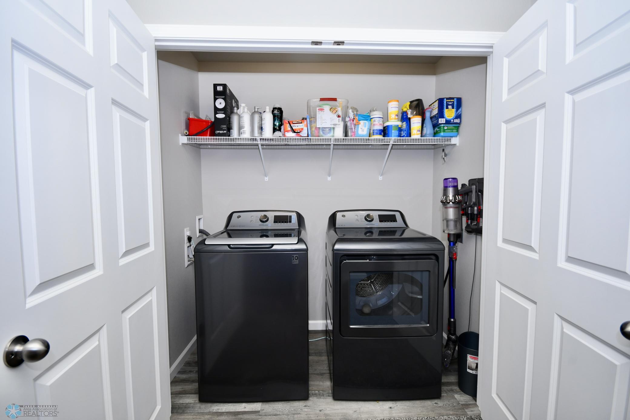 Laundry-located on the upper level