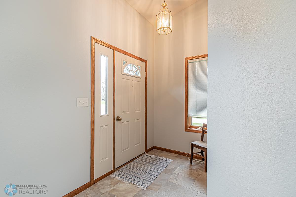 Front Entry with new vinyl floor