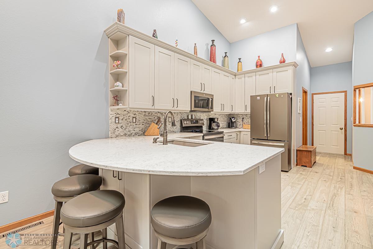 Breakfast Bar in Kitchen