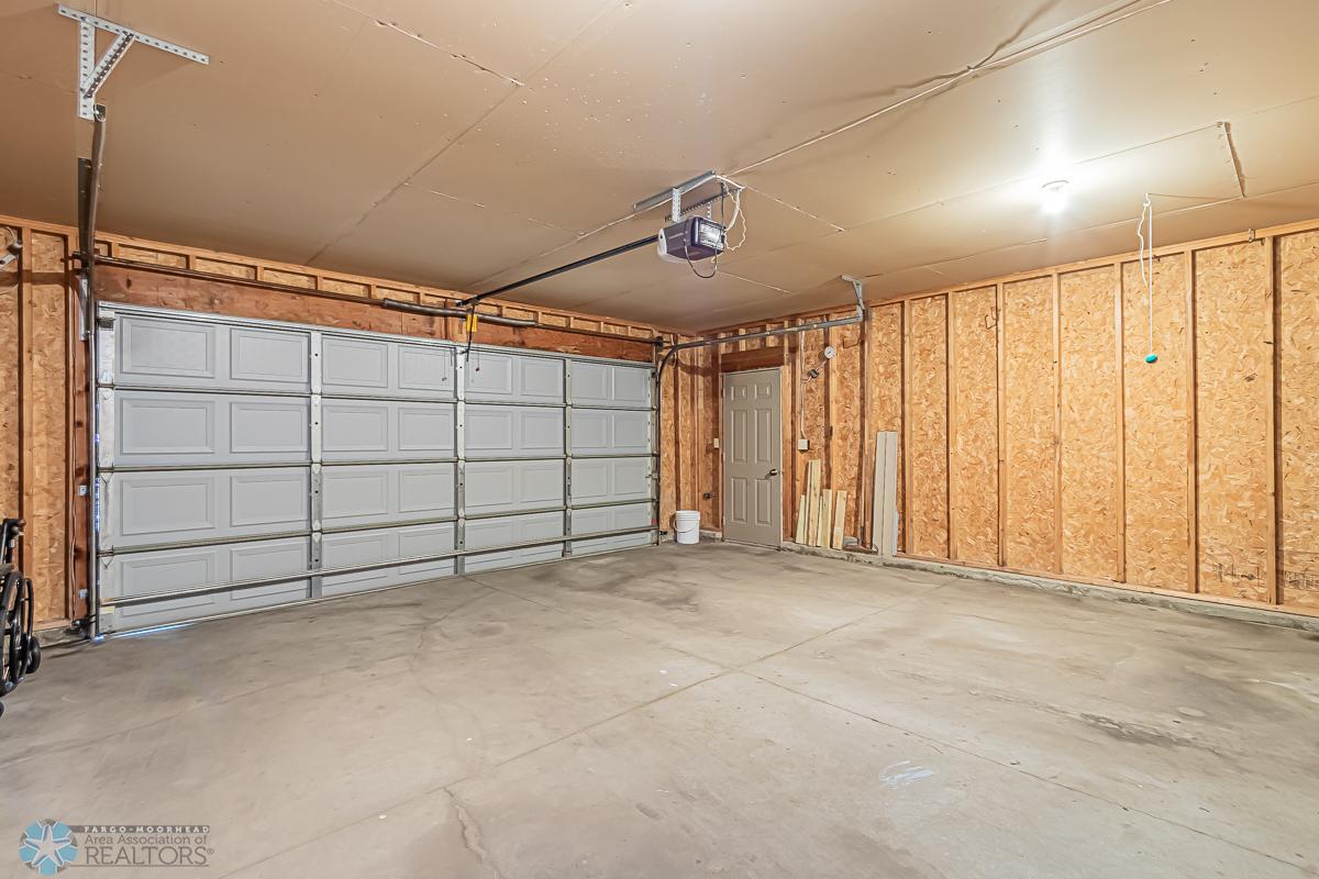 2 stall attached garage