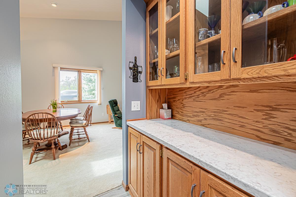 Build in Buffet between kitchen and Dining Room