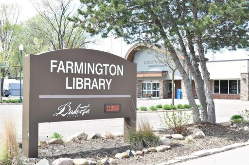 Within downtown Farmington you will find the Farmington Library, just minutes away from home.