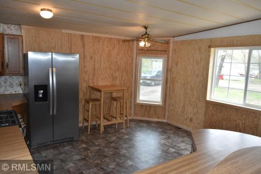 Large eat-in area in this 18X15' Kitchen.