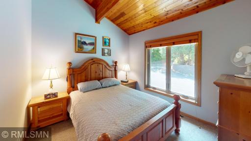 Wonderful second bedroom on the main level, there is an additional bathroom down the hall...great for guests!