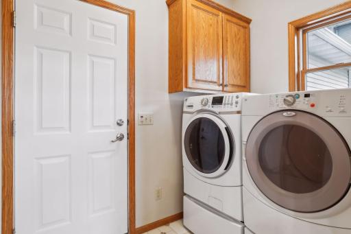 Laundry Room is on the Main Floor, steps to garage.