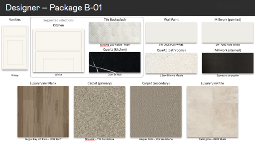 Interior color package B-01.