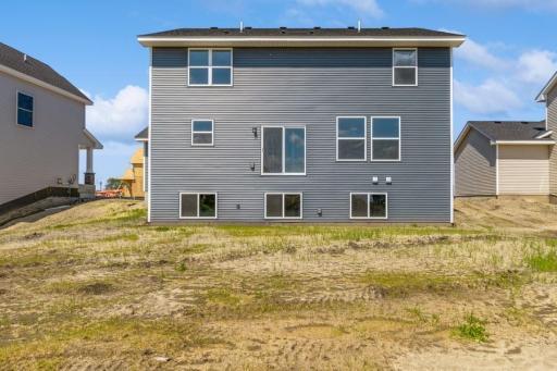 Photo is of the actual home. The back of the home!