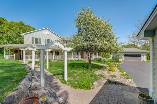 Charming Paver Arbor Walkway up to 2nd Mudroom Entrance of Home