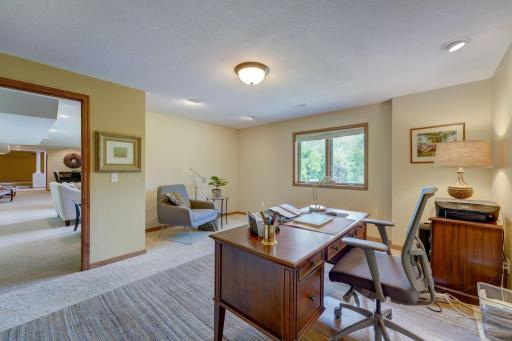 Large Lower Level Bedroom for Hosting Guests or allowing a quiet office retreat