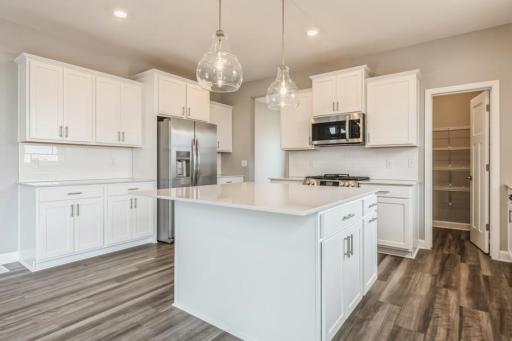 (Photo of an inventory home, actual home finishes will vary) Imagine cooking a meal in this spacious kitchen.