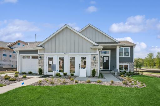 (Photo of exact home, currently set up as a sales center for the community) Welcome to the Emily at Haven Ridge!