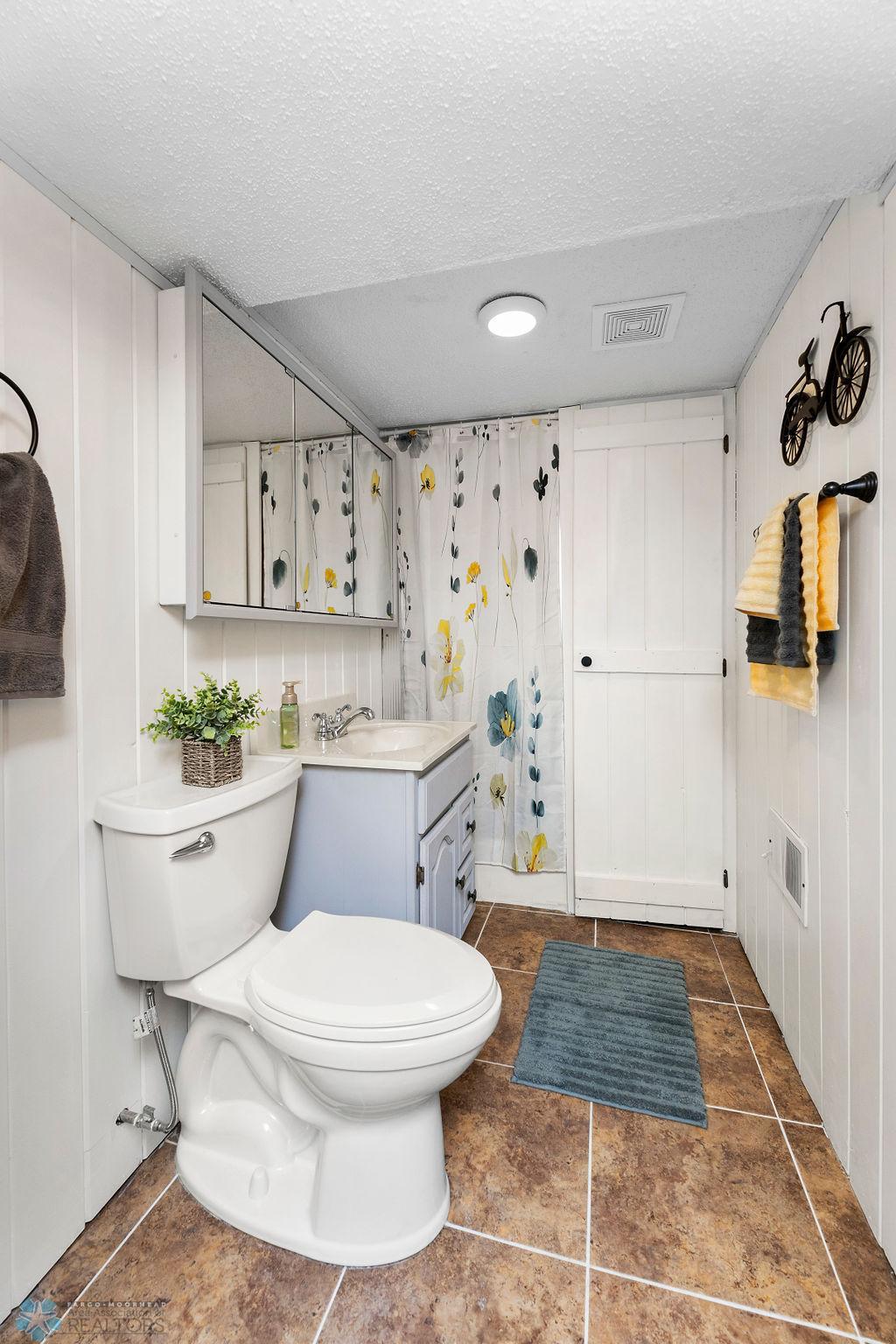 Basement bathroom