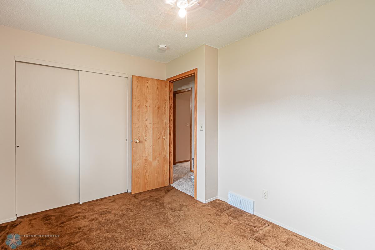Bedroom #3 Closet door and hallway door