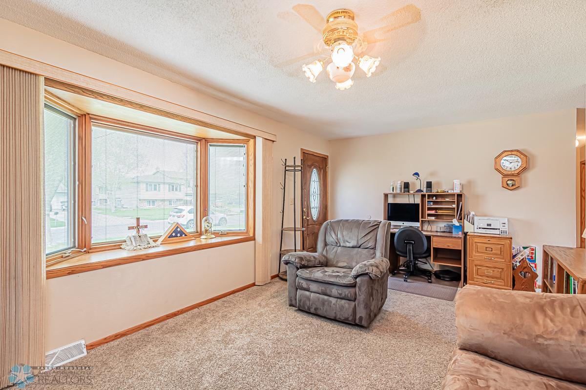 Living Room with Bow Window