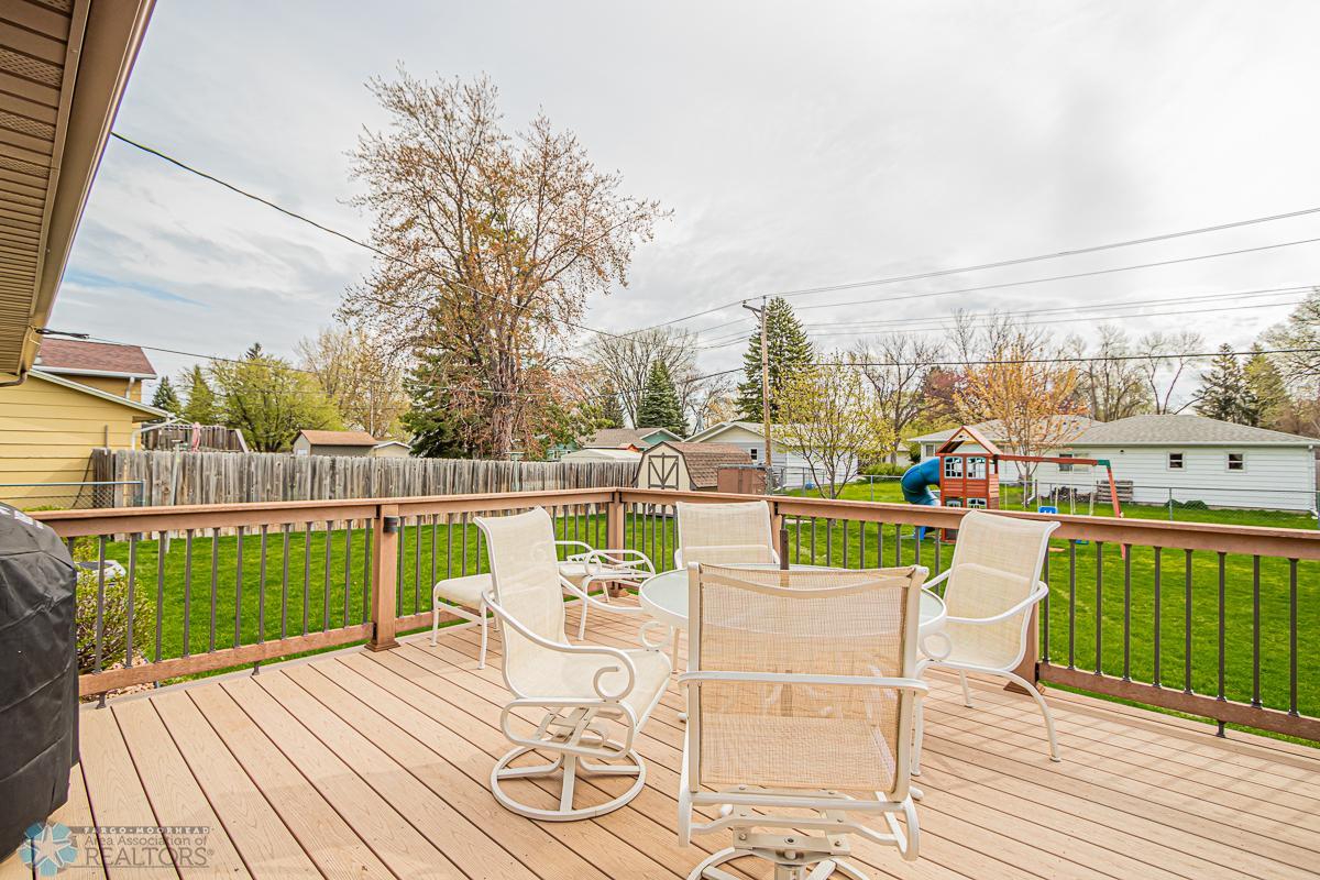 Composite Deck with solar lights