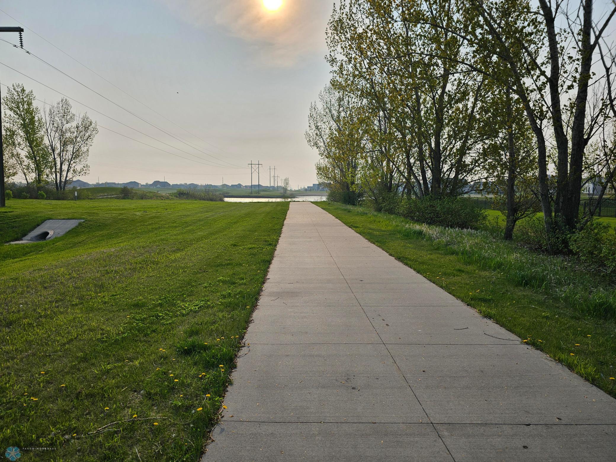 morning walk on the many neighborhood trails