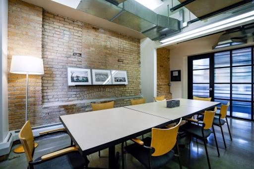 The North Star Lofts executive conference room.